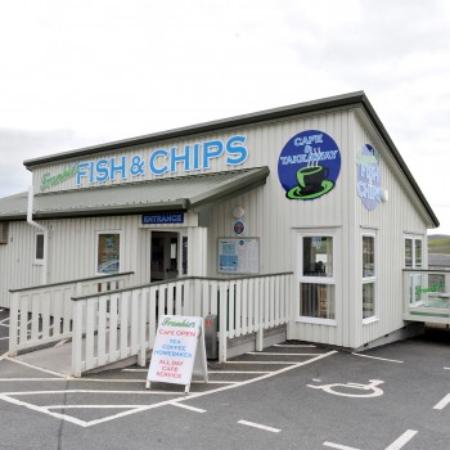 Frankie's Fish & Chip Shop in Brae.