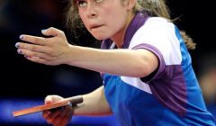 Lynda Flaws in action down in Glasgow this week. Photo: John Devlin