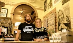 Magnus Johnston and Nicola Duthie have taken over the Shetland Fudge Company business. Photo: Shetnews/Neil Riddell