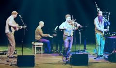 Traditional music institution Battlefield Band are looking forward to playing Mareel on Wednesday.