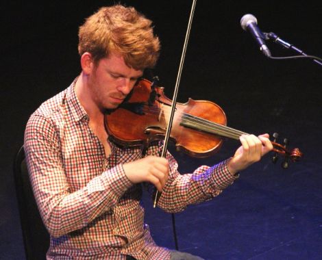 Ross Couper, one of several of the isles' top fiddlers taking part in this year's frenzy. Photo: Davie Gardner