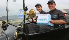 Gearing up- Carlyn Johnson and John Gold are ready for another crack at the top fish and chip awards.