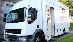 NHS Grampian's mobile osteoporosis unit.
