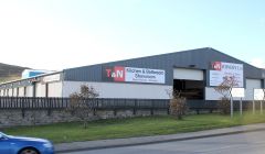 T&N Joinery on Wednesday afternoon - Photo: ShetNews