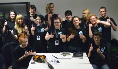 Shetland's Northern Lights Ambassadors getting excited about going to London to meet Don McCullin.