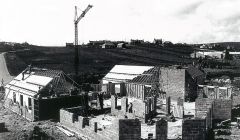 Isleshavn care centre in Mid Yell under construction in 1983. Photo Ritchie Nowak