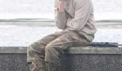 Samuel Barlow on Westerloch Drive shortly before being arrested on 23 September - Photo: Austin Taylor