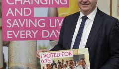 Alistair Carmichael backed a bill to enshrine UK spending on international aid in law.