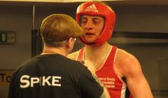 Stuart Irvine is pursuing his dream of becoming an amateur boxer.