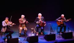 Boys of the Lough on stage at Mareel during Sunday's matinee show. Photo: Chris Brown
