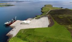 An artist's impression of the Dales Voe expansion.