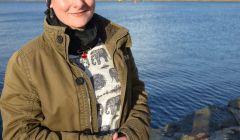 Inge Thomson, back in Shetland visiting family this week, has released a CD version of her project 'Da Fishing Hands'. Photo: Shetnews/Neil Riddell