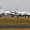 One of Loganair's Saab 2000 aircraft was struck by lightning in December.
