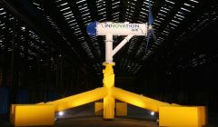 The Nova30, which is already generating electricity from under Bluemull Sound, is likely to be superseded by the new direct-drive turbine. Photo Nova Innovation
