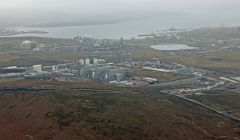 A view of the Shetland Gas Plant building site taken last year - Photo: Total