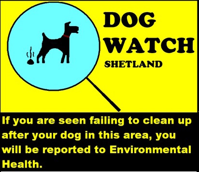 Shetland Islands Council's Dogwatch poster