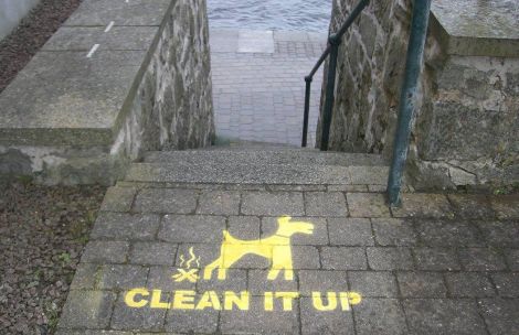 These stencils are part of the campaign.