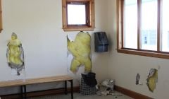 The Vidlin waiting room on Tuesday - Photos: ShetNews