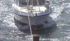 The Tak Hunter being towed on Thursday morning - Photo: RNLI