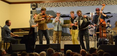 Seven-eighths of Habadekuk (drummer just out of shot). Photo: Shetnews