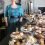 Victoria Mouat with a dazzling array of cakes at her new vintage tearoom in Haroldswick.