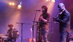 Scottish folk trio Lau demonstrating prodigious musicianship - from left: Martin Green, Kris Drever and Aidan O’Rourke - Photo: Davie Gardner