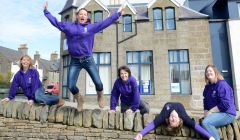 The Shetland Befriending Scheme team, from left to right: Elaine Mouat, Pauline Mackie, Lynn Tulloch, Mairi Jamieson and Laura Russell. Missing from the photo is staff member Amanda Brown.