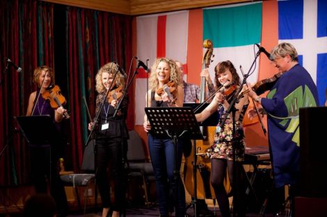 Local outfit Birls Aloud at a recent fiddle and accordion festival, that will now have to step up its own fundraising efforts after charitable trust cutbacks. Photo Dale Smith