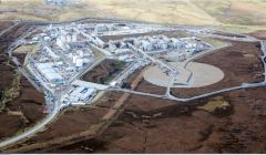 An up to date view of the new Shetland Gas Plant - Photo: Total