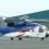A Bristows helicopter at Scatsta airport, where job losses are on the cards over the next few months. Photo Shetnews