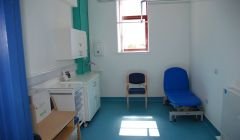 One of the new patient rooms at Scalloway's new health centre. Photo courtesy of DITT