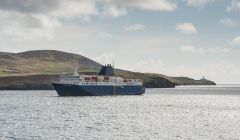 The Ocean Atlantic arriving at Lerwick harbour in April this year - Photo: Austin Taylor