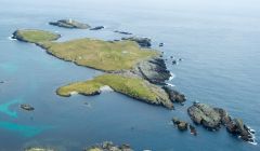 The island of Grunay - yours for £85,000 - Photos; courtesy of KnightFrank