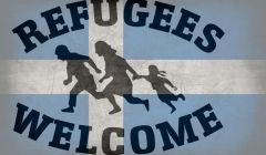 The image at the top of the Shetland Supports Refugees Facebook page.