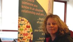 Shetland Women's Aid support worker Karen MacKelvie.
