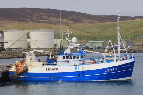 The Courageous joined Shetland's whitefish fleet in 2014. Fishing is worth £157 million a year, while seafood has an overall economic impact of some £584 million, according to a new study. Photo: Ian Leask.