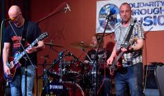 The Dirty Lemons performing at Islesburgh as part of yesterday's Solidarity Through Music fundraiser. Photo: Chris Brown