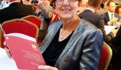 Retired Bell's Brae Primary School deputy head Irene Smith at Sunday night's award ceremony.