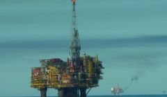 The Brent Charlie platform is currently shut down due to a power failure on Thursday. Photo Calum Fraser