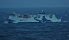 The Hjaltland heading north (not taken today): Photo Ronnie Robertson