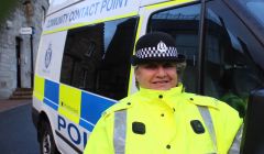 PC Amanda Souter will be at the three festive safety advice sessions in Lerwick. Photo Hans J Marter/Shetnews
