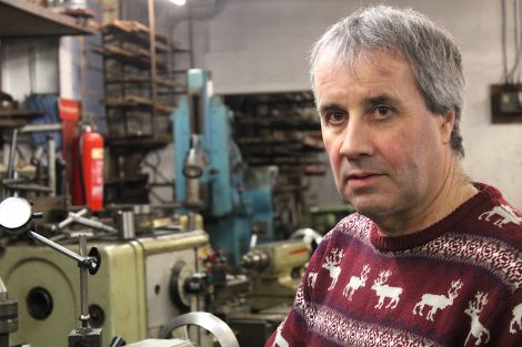 HNP Engineers managing director Ian Walterson is heartened by the support he has received in the community as he prepares to battle the threat of eviction from the Commercial Road site he leases from SLAP. Photo Hans J Marter/Shetnews