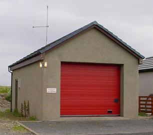 Hillswick fire station is less than a mile from Everor, but could not get hold of enough trained people to help on Wednesday.