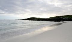 Meal Beach in Burra where the unexploded device was found. Photo: ShetNews