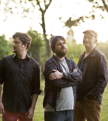 From left to right: Withered Hand, The Pictish Trail and James Yorkston.