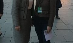 Labour's Shetland candidate Robina Barton (right) pictured with Scottish leader Kezia Dugdale.
