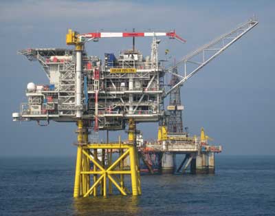 The Solan rig west of Shetland, which will be unmanned after its first year of operation.