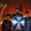 Guizer jarl Grant Smith with the two junior squad members James Nicolson (left) and Kane Paul (right). Photo: Desley Stickle