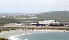 Sumburgh airport.
