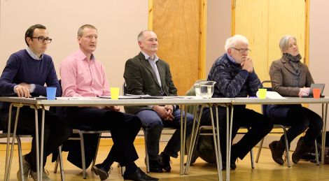 Althing hustings at the Tingwall hall at the weekend - Photo: ShetNews